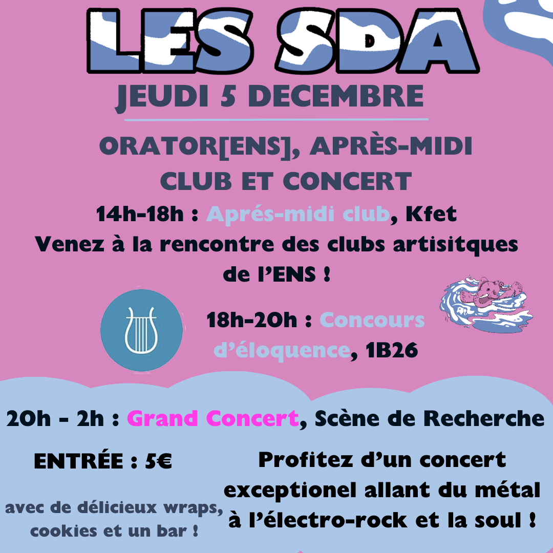 Programme jeudi 5 décembre SDA 2024