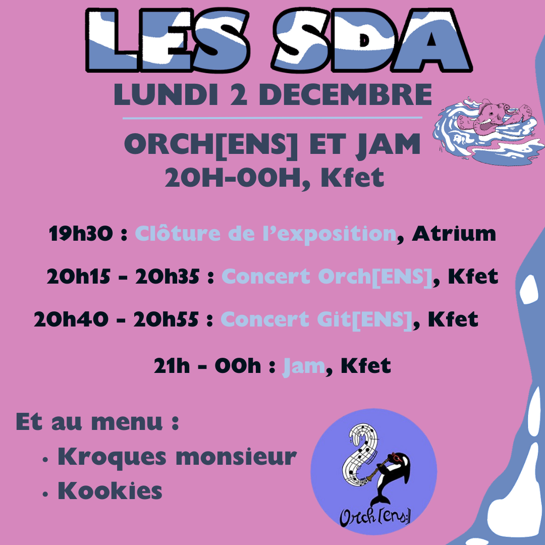 Programme lundi 2 décembre SDA 2024