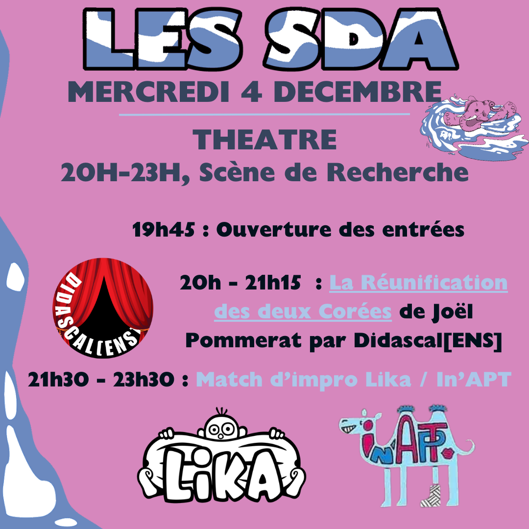 Programme mercredi 4 décembre SDA 2024
